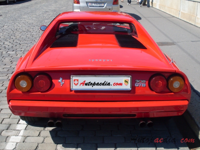Ferrari 308 1975-1985 (1975-1980 GTB), rear view