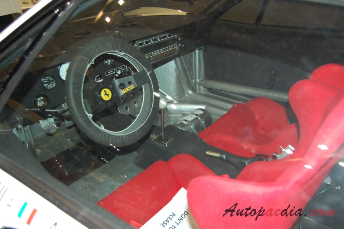 Ferrari 308 1975-1985 (1976 GTB Gr.4), wnętrze