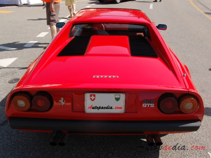 Ferrari 308 1975-1985 (1977-1980 GTS), tył