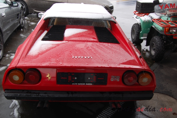 Ferrari 308 1975-1985 (1977-1980 GTS), rear view