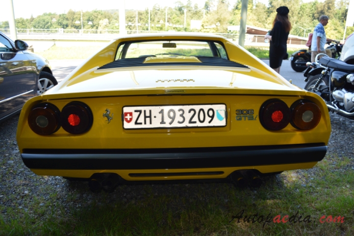 Ferrari 308 1975-1985 (1980-1982 GTBi), tył