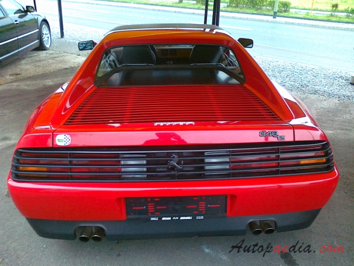 Ferrari 348 1989-1995 (1992 TS), rear view
