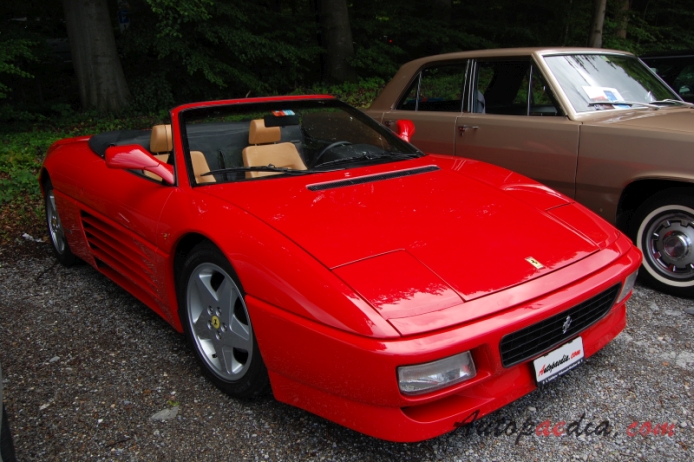 Ferrari 348 1989-1995 (1993-1995 Spider), prawy przód