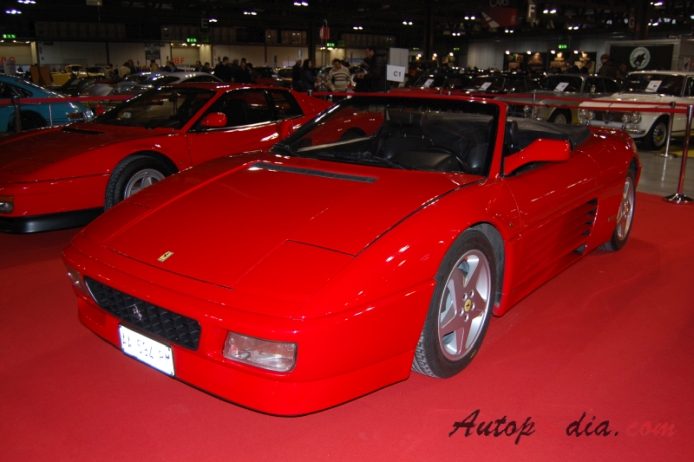 Ferrari 348 1989-1995 (1994 Spider), left front view
