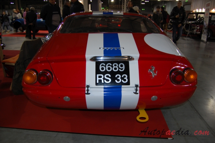 Ferrari 365 GT/4 (Daytona) 1968-1973 (1971-1973 GTB/4 GP4), tył