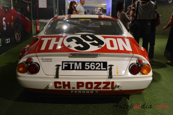 Ferrari 365 GT/4 (Daytona) 1968-1973 (1971-1973 GTB/4 GP4), rear view