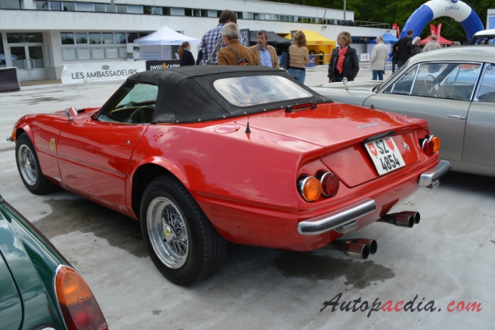 Ferrari 365 GT/4 (Daytona) 1968-1973 (1971-1973 GTS/4),  left rear view