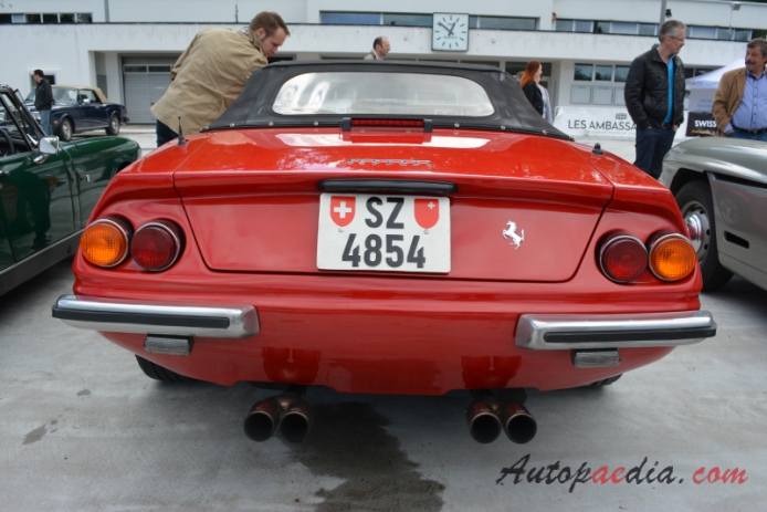 Ferrari 365 GT/4 (Daytona) 1968-1973 (1971-1973 GTS/4), tył
