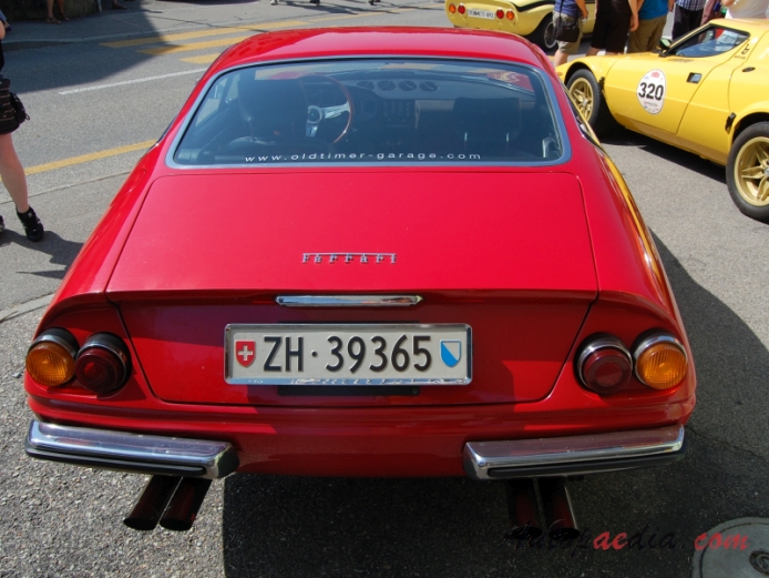 Ferrari 365 GT/4 (Daytona) 1968-1973 (1971 GTB/4), tył