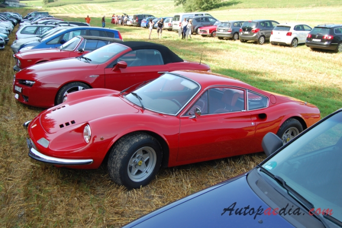 Ferrari Dino 246 GT 1969-1974 (1971-1974), lewy bok