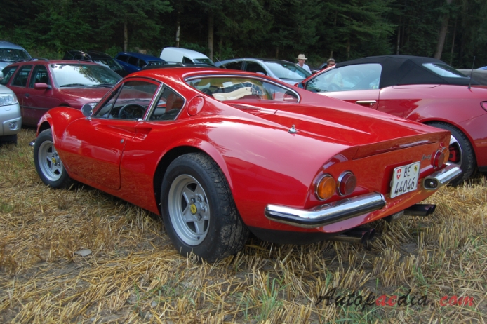 Ferrari Dino 246 GT 1969-1974 (1971-1974), lewy tył