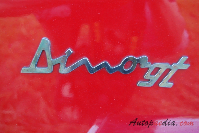 Ferrari Dino 246 GT 1969-1974 (1971-1974), rear emblem  