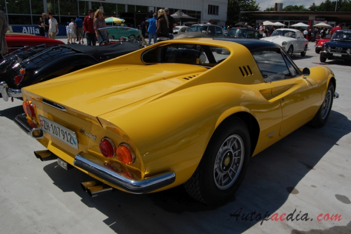 Ferrari Dino 246 GT 1969-1974 (1972-1974 GTS), prawy tył