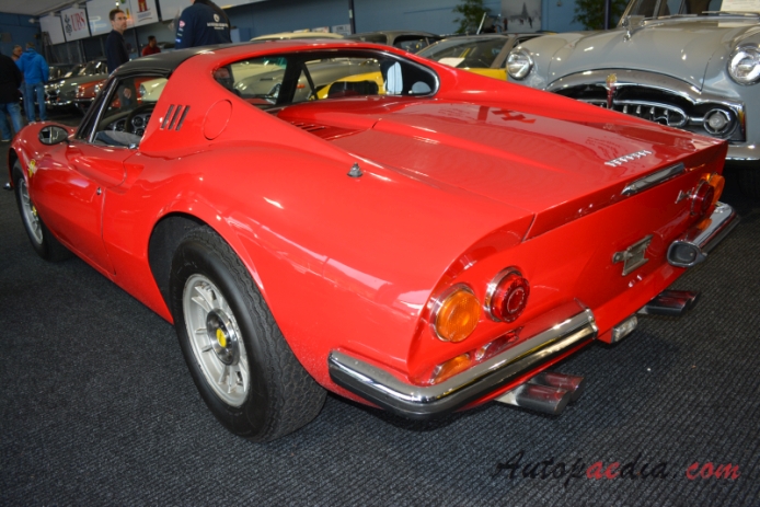 Ferrari Dino 246 GT 1969-1974 (1974 GTS),  left rear view