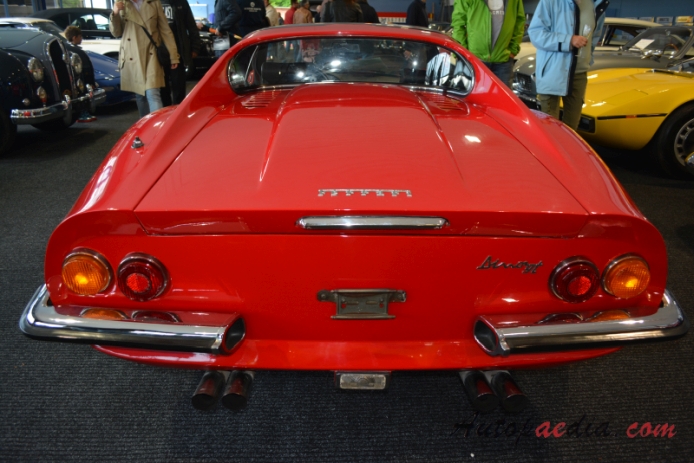Ferrari Dino 246 GT 1969-1974 (1974 GTS), rear view