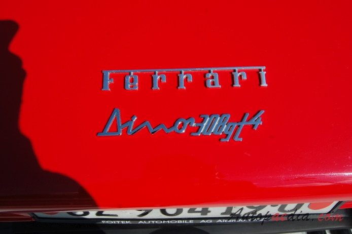 Ferrari Dino 308 GT4 1973-1980 (1976), emblemat tył 