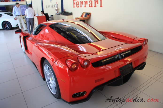 Ferrari Enzo 2002-2004,  left rear view