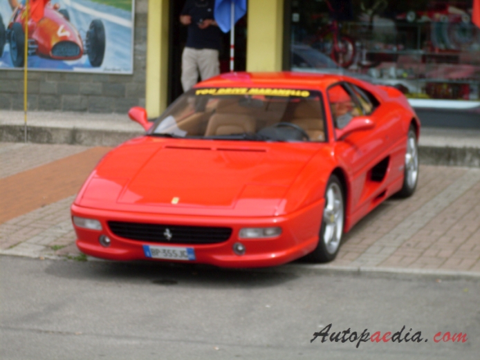 Ferrari F355 1994-1999 (Berlinetta), left front view