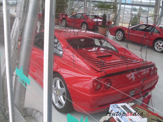 Ferrari F355 1994-1999 (Berlinetta), lewy tył