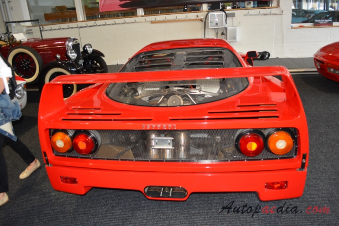 Ferrari F40 1987-1992, rear view