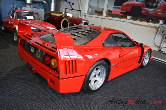 Ferrari F40 1987-1992, right rear view