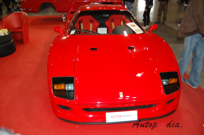 Ferrari F40 1987-1992 (1989), front view