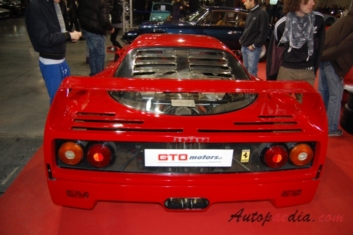 Ferrari F40 1987-1992 (1989), rear view