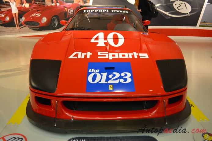 Ferrari F40 1987-1992 (LM), front view