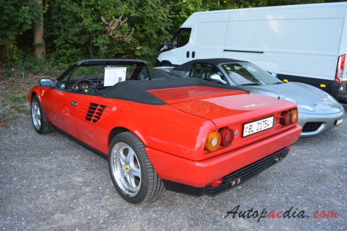 Ferrari Mondial 1980-1993 (1988 3.2 cabriolet 2d),  left rear view