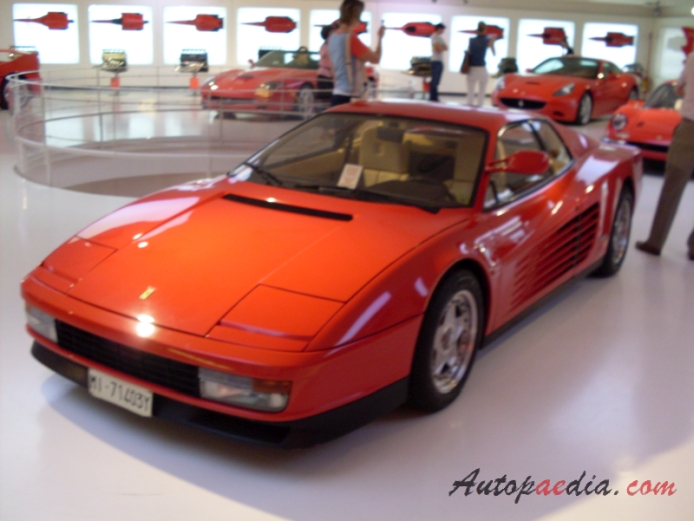 Ferrari Testarossa 1984-1991 (1984), lewy przód