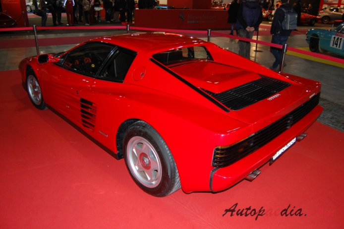 Ferrari Testarossa 1984-1991 (1987), lewy tył