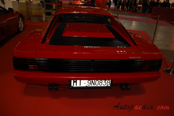 Ferrari Testarossa 1984-1991 (1987), tył