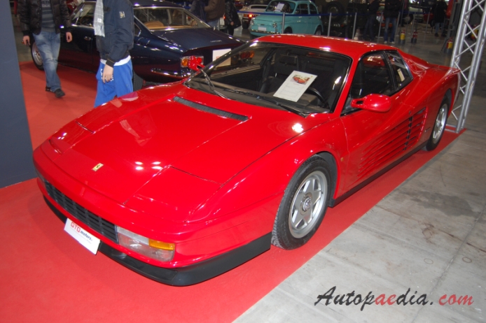 Ferrari Testarossa 1984-1991 (1988), lewy przód