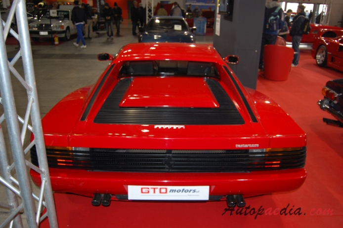 Ferrari Testarossa 1984-1991 (1988), rear view