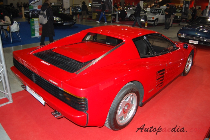 Ferrari Testarossa 1984-1991 (1988), prawy tył