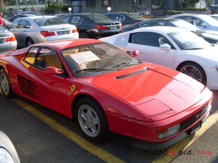Ferrari Testarossa 1984-1991 (1989), prawy przód