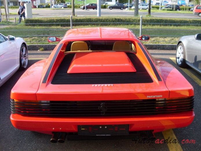 Ferrari Testarossa 1984-1991 (1989), rear view