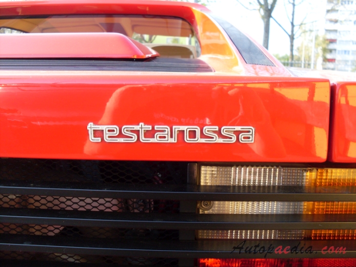 Ferrari Testarossa 1984-1991 (1989), rear emblem  