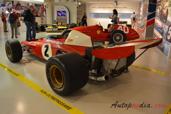 Ferrari F1 1971 312 B2 (Monoposto), lewy tył