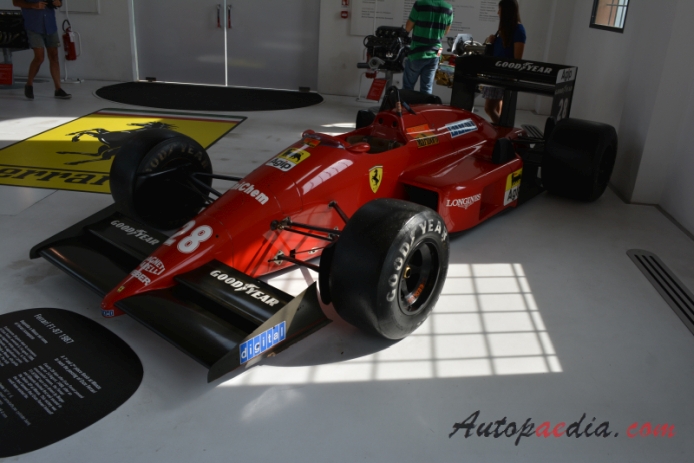 Ferrari F1 1987 F1-87 (Monoposto), lewy przód