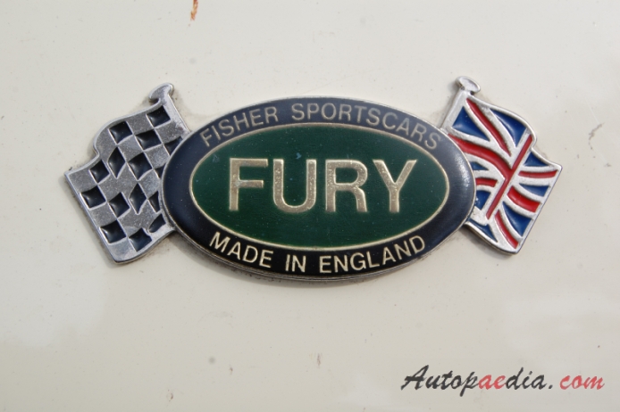 Fury Fisher Sylva 1991-present, front emblem  