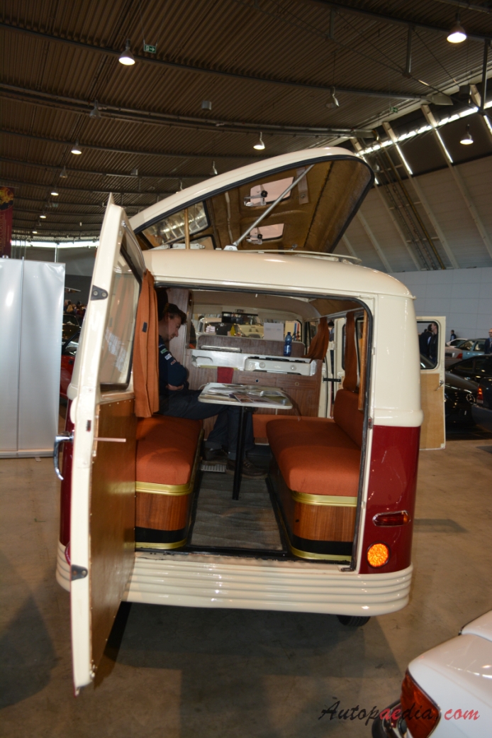 Ford Taunus Transit 1961-1965 (1963 Westfalia camper), rear view