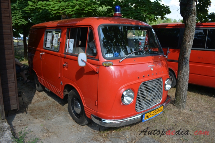 Ford Taunus Transit 1961-1965 (1964 fire engine), right front view