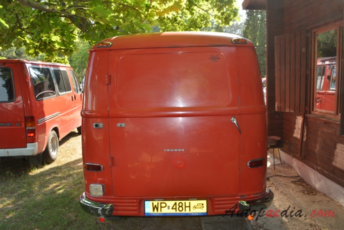Ford Taunus Transit 1961-1965 (1964 fire engine), rear view