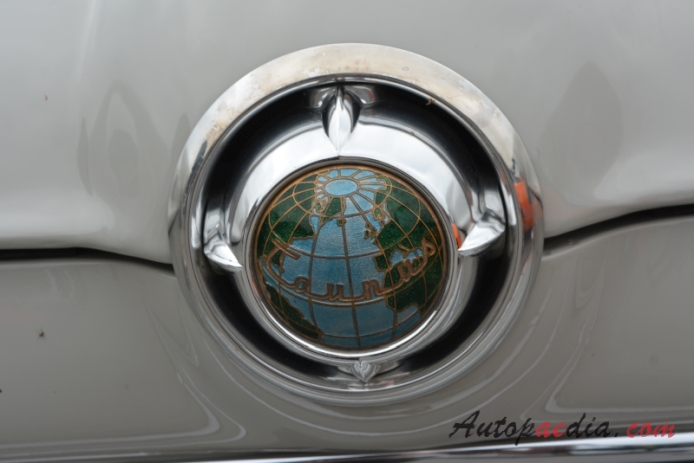 Ford M-Series 1st generation 1955-1959 (1955-1959 Taunus 15M sedan 2d), front emblem  