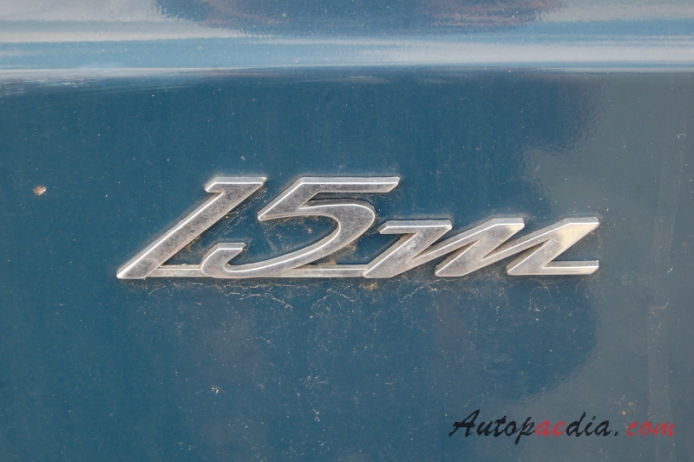 Ford M-Series 4th generation (P6) 1966-1970 (1967-1970 15M TS 1700S sedan 2d), side emblem 