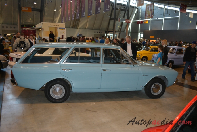 Ford M-Series 3rd generation (P5) 1964-1967 (1965-1967 Taunus 17M Turner Super estate wagon 5d), right side view