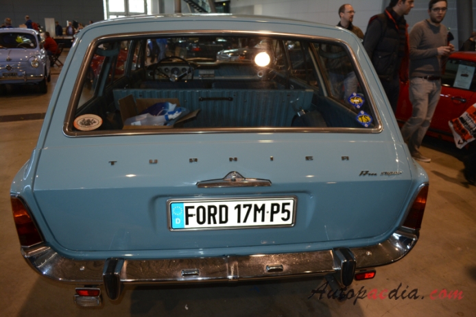 Ford M-Series 3rd generation (P5) 1964-1967 (1965-1967 Taunus 17M Turner Super estate wagon 5d), rear view