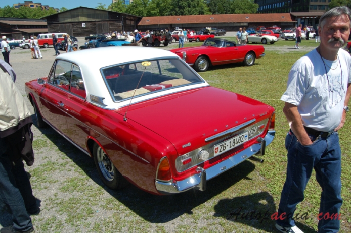 Ford M-Series 3rd generation (P5) 1964-1967 (1966 Taunus 20M TS hardtop 2d),  left rear view