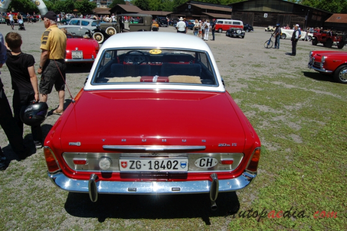 Ford M-Series 3rd generation (P5) 1964-1967 (1966 Taunus 20M TS hardtop 2d), rear view